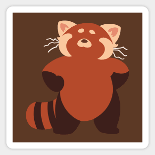 Turning Red Panda Magnet